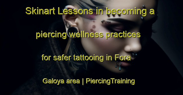 Skinart Lessons in becoming a piercing wellness practices for safer tattooing in Fora Galoya area | PiercingTraining | PiercingClasses | SkinartTraining-Senegal